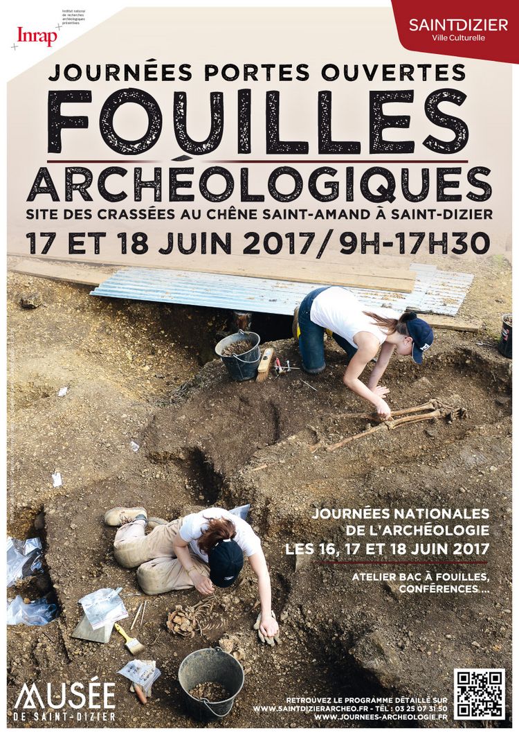 Fouilles archéologiques : journées portes ouvertes les 17 et 18 juin à Saint-Dizier