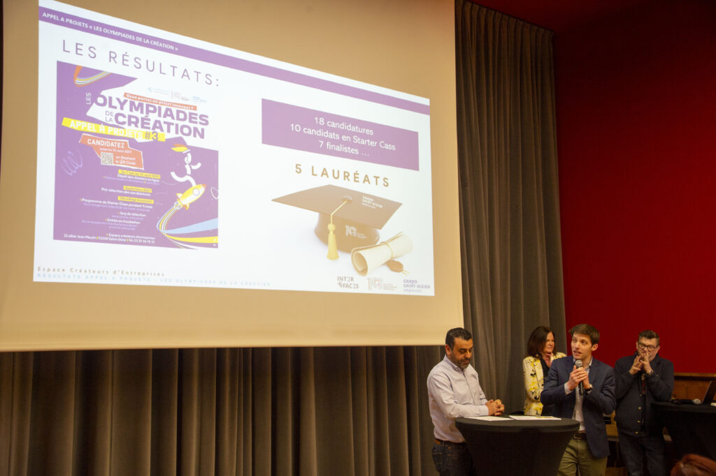 Présentation des résultats des Olympiades de la Création : 18 candidats, 5 lauréats, événement à Saint-Dizier.