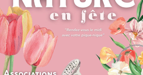 Affiche pour Nature en fête à Saint-Dizier, le 26 avril 2025 au Parc du Deauville, avec activités et producteurs locaux.